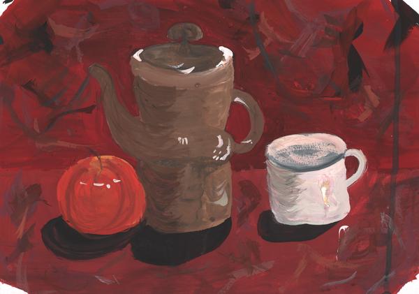 茶壶（水粉）